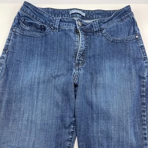 Lee Slender Secret Women's Lower On The Waist Blue Denim Jeans Size Approx. 10